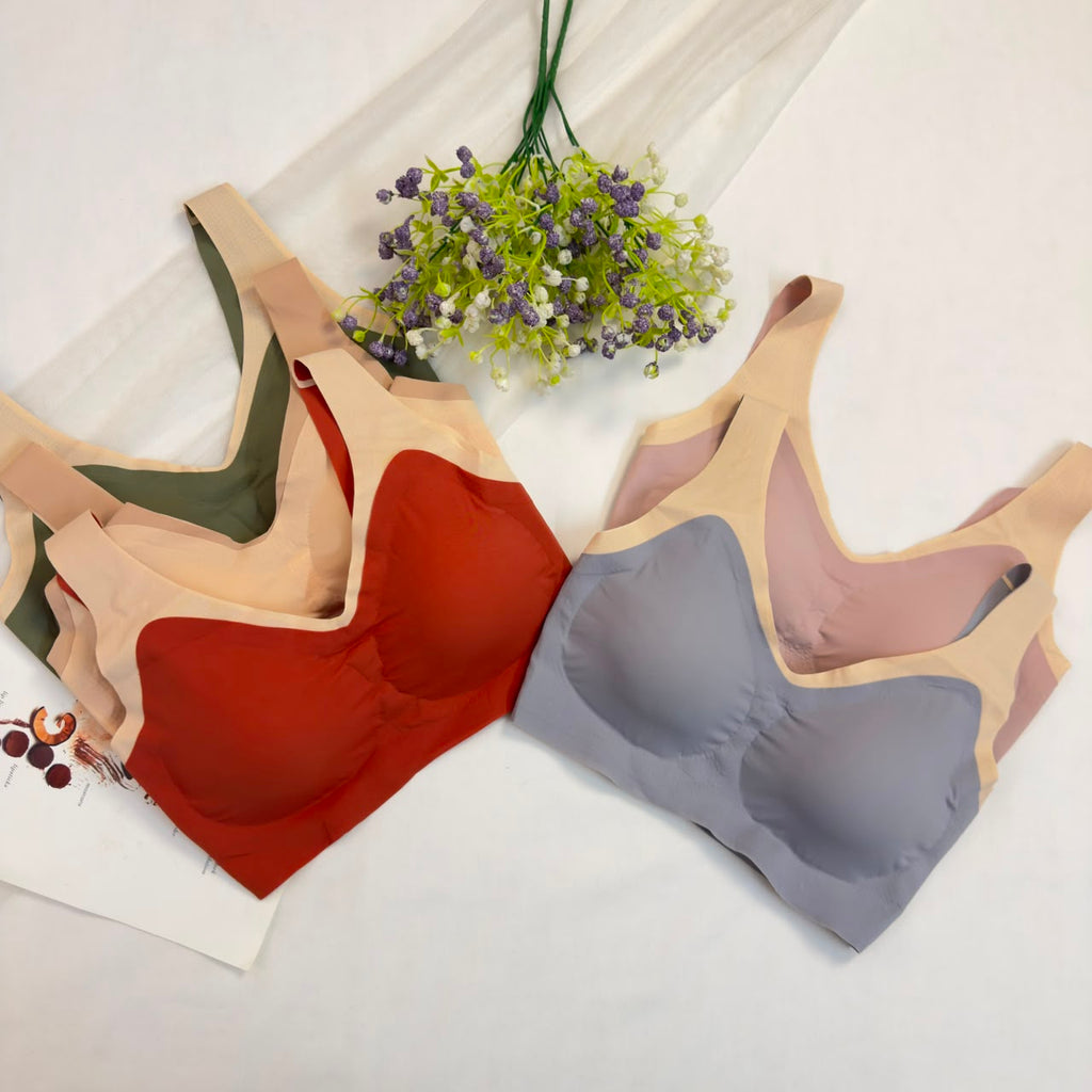 Seamless Stretchable Jelly Bra