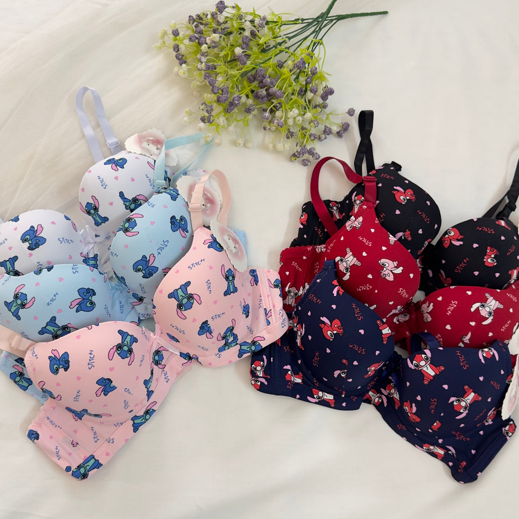 Cute Stitch Character Bra