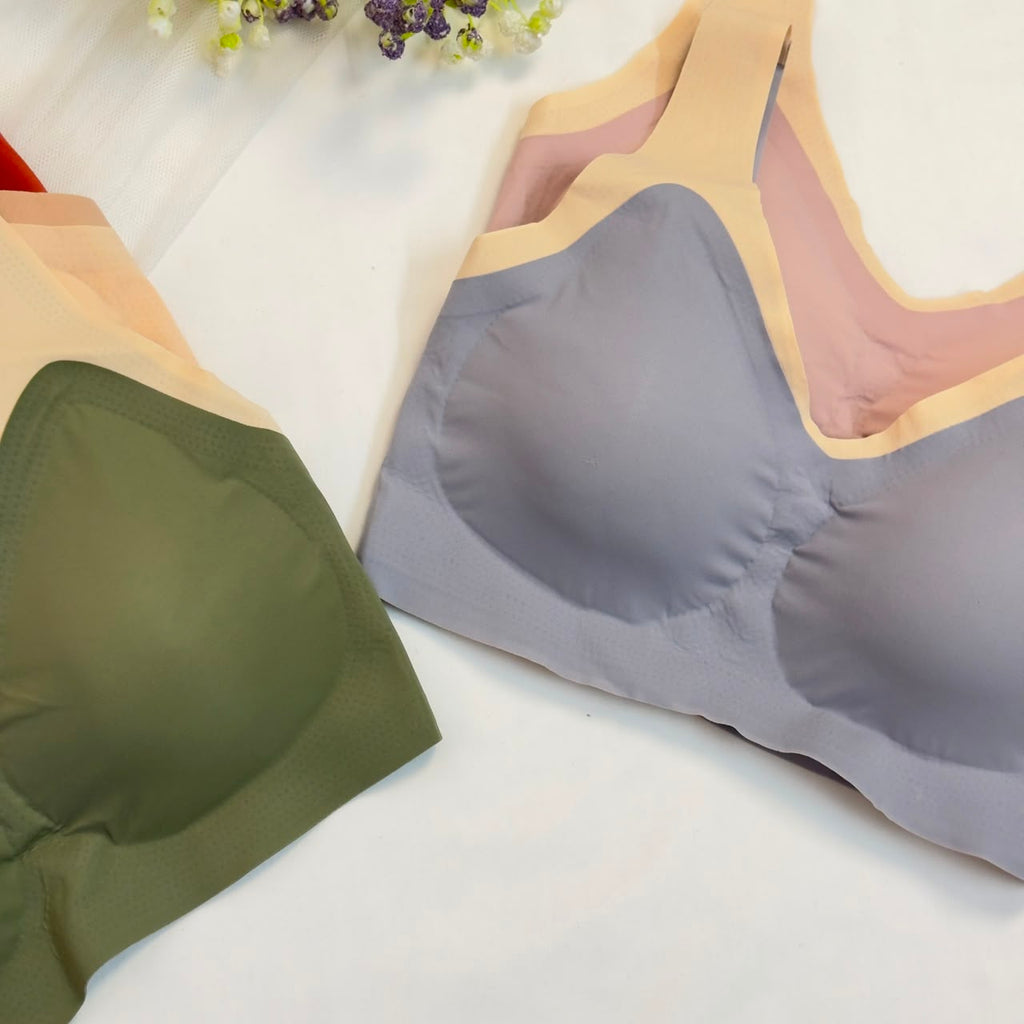 Seamless Stretchable Jelly Bra