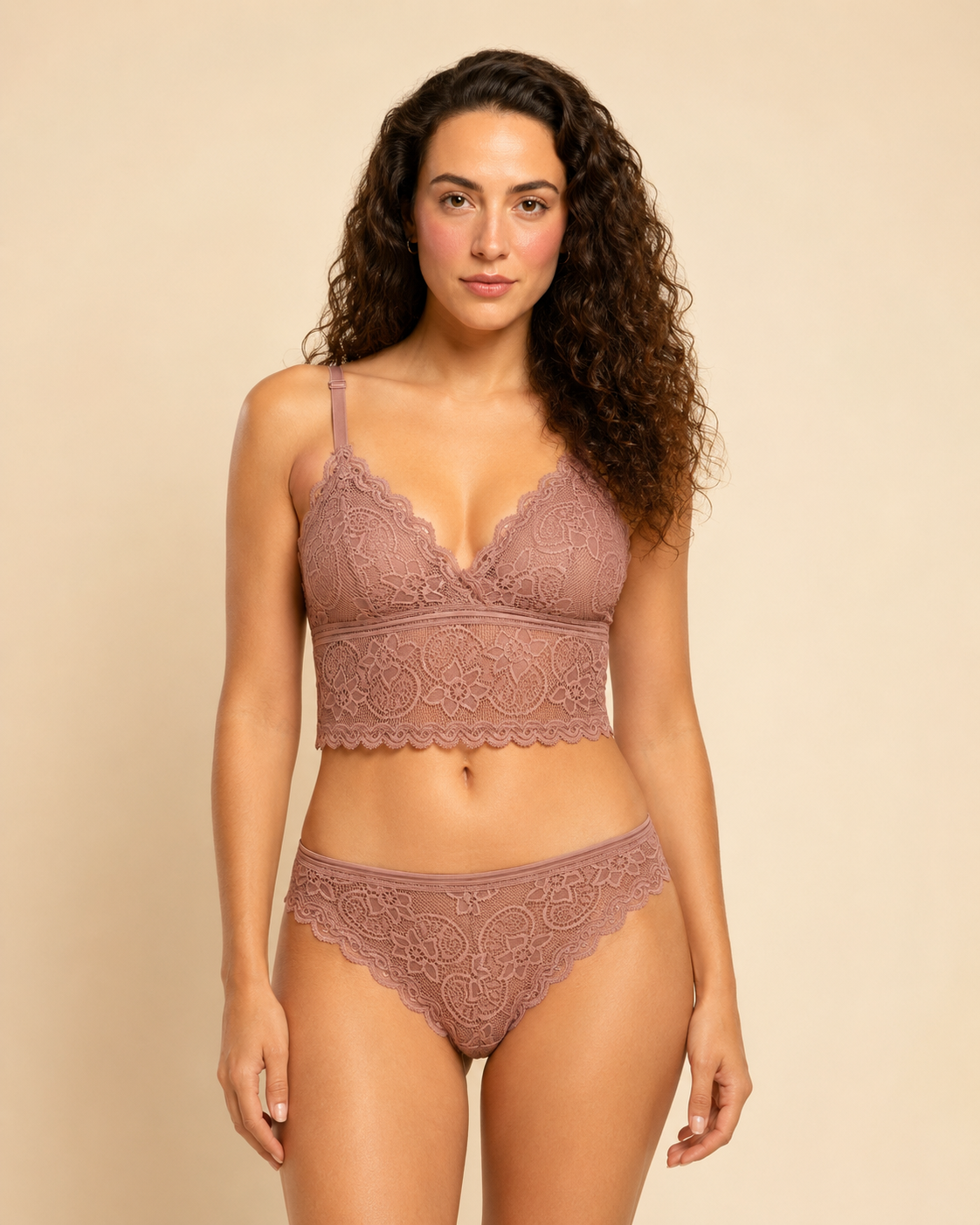 Net Bra and Panty Set