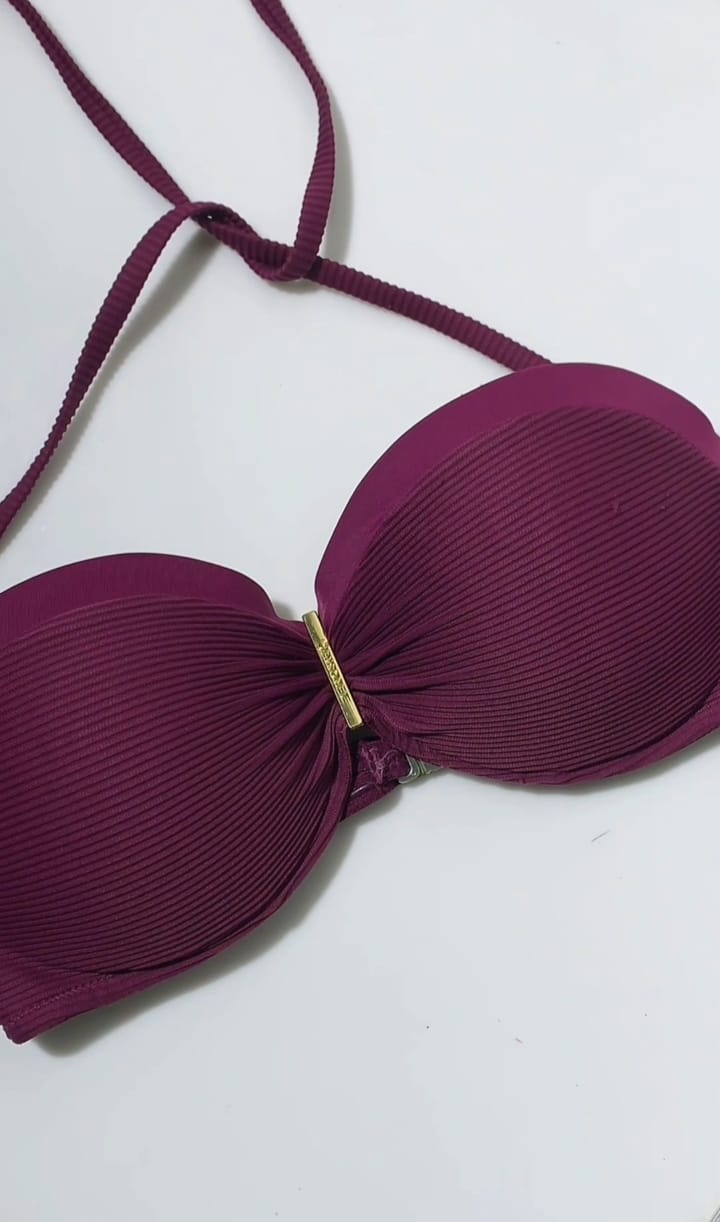 Gold Push-up bikini