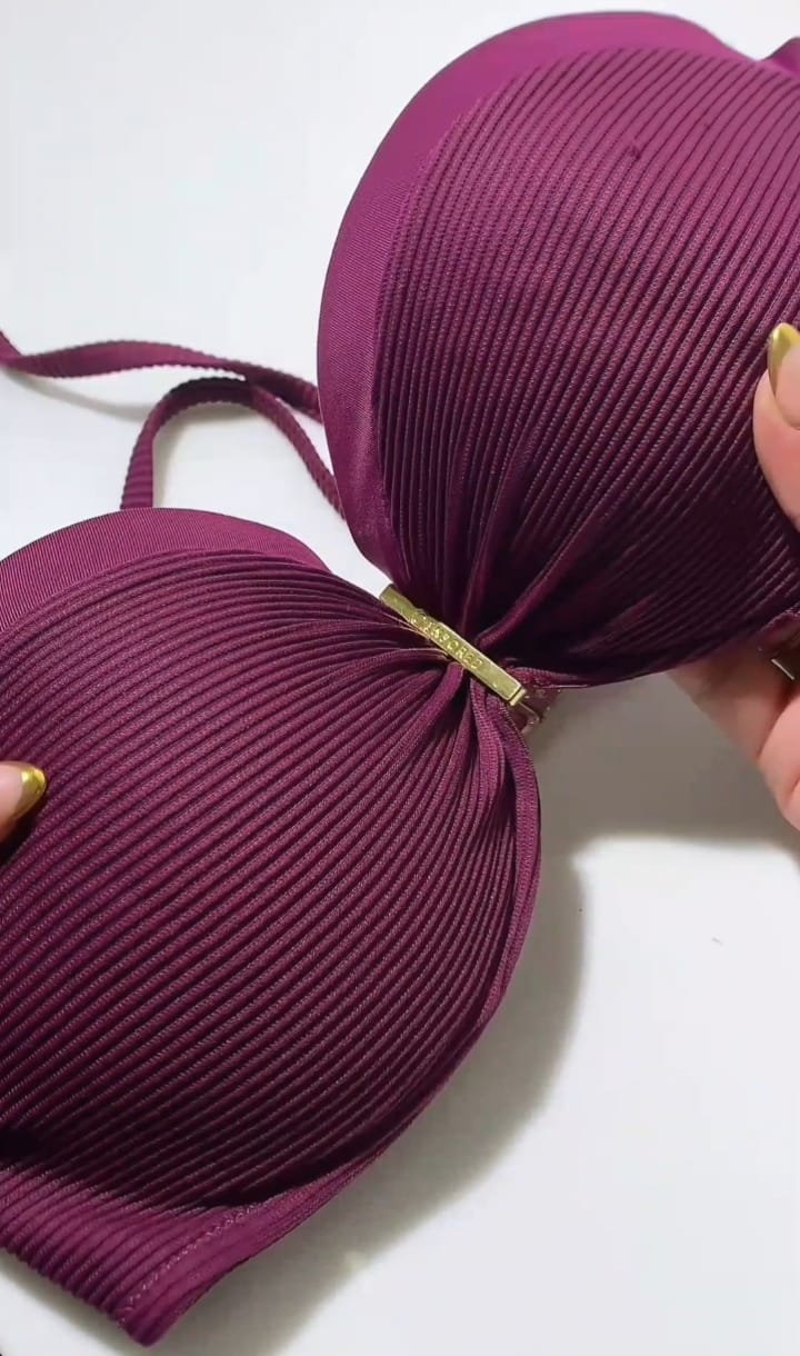 Gold Push-up bikini