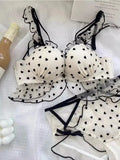 STYLISH FLORAL HEART EMBROIDED PUSHUP BRA
