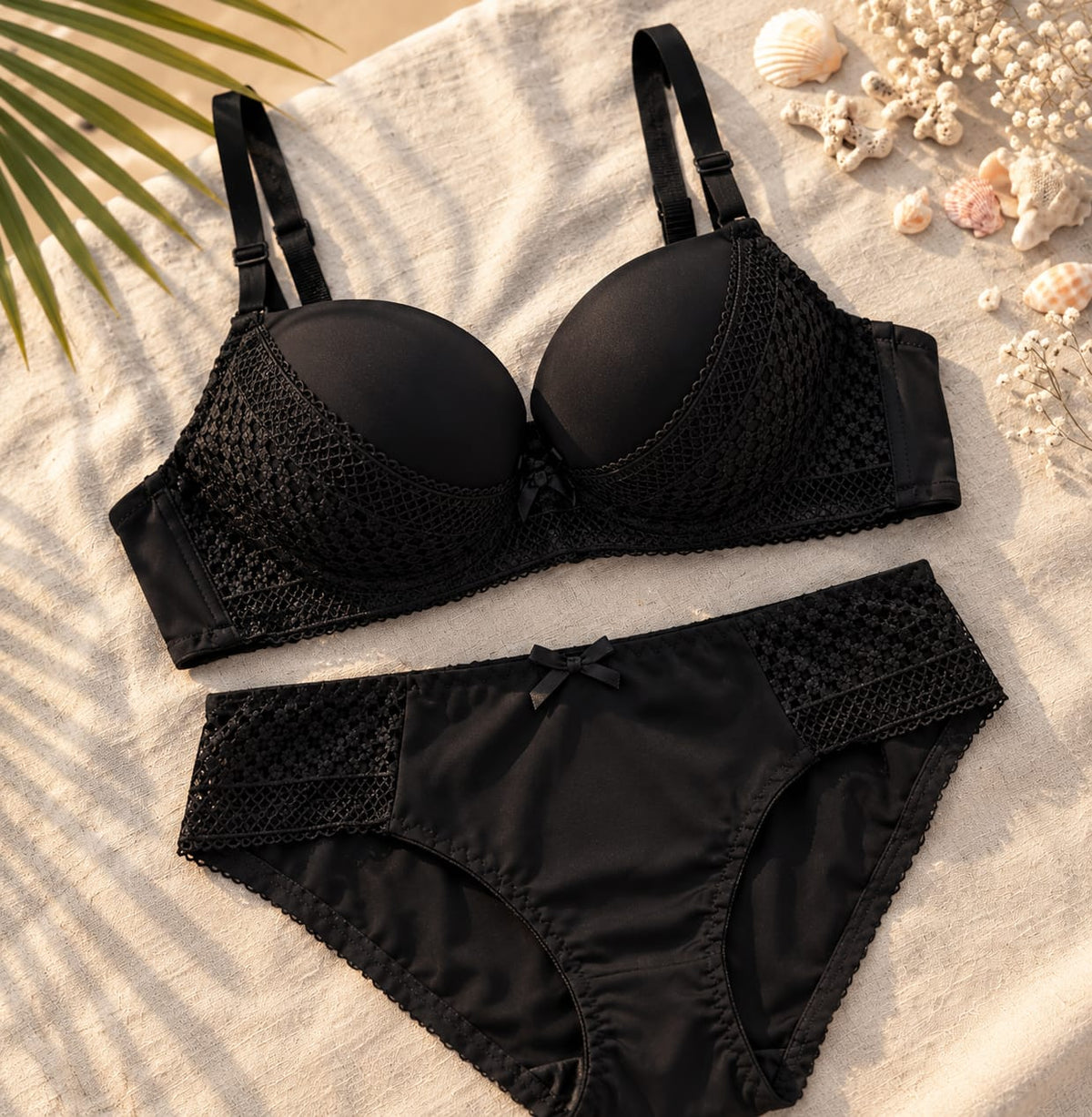 Push-Up Bra Set For Ladies