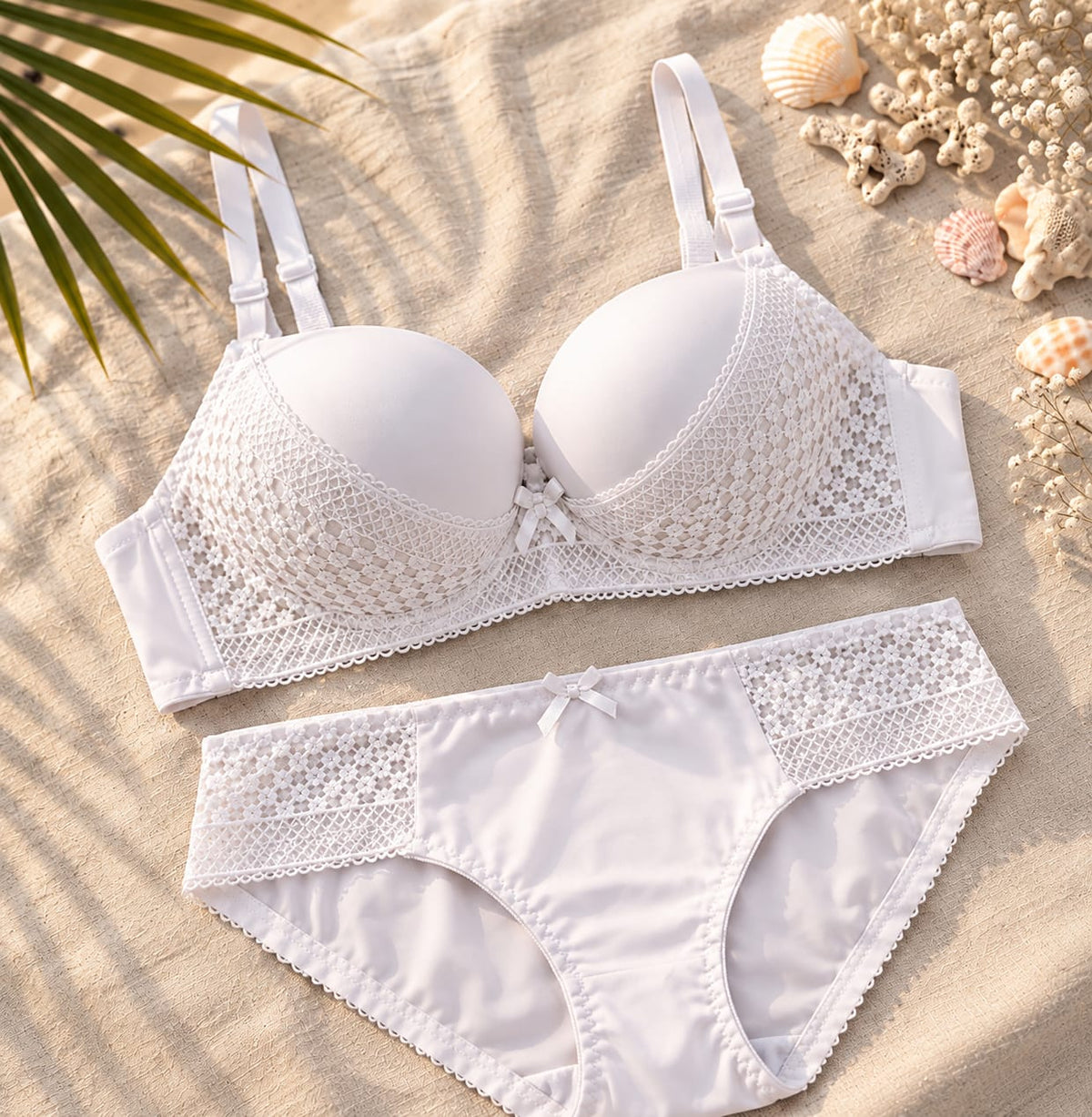 Push-Up Bra Set For Ladies